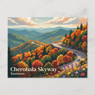Cherohala Skyway USA Postkarte