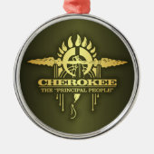 Cherokee 2 ornament aus metall (Vorne)