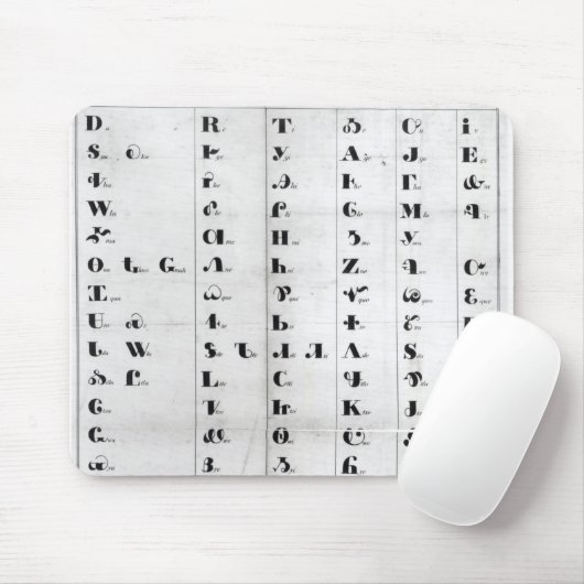 Cherokee Alphabet, Pendeltons 'Lithography Mousepad (Mit Mouse)