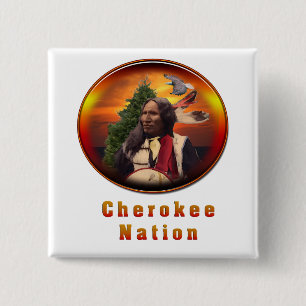 Cherokee amerikanischen Ureinwohners Art Button