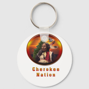 Cherokee amerikanischen Ureinwohners Art Schlüsselanhänger