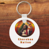 Cherokee amerikanischen Ureinwohners Art Schlüsselanhänger (Vorderseite)
