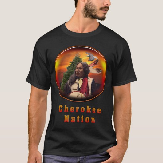 Cherokee amerikanischen Ureinwohners T - Shirt (Vorderseite)
