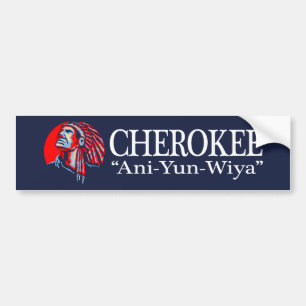 Cherokee (Aniyunwiya) Autoaufkleber