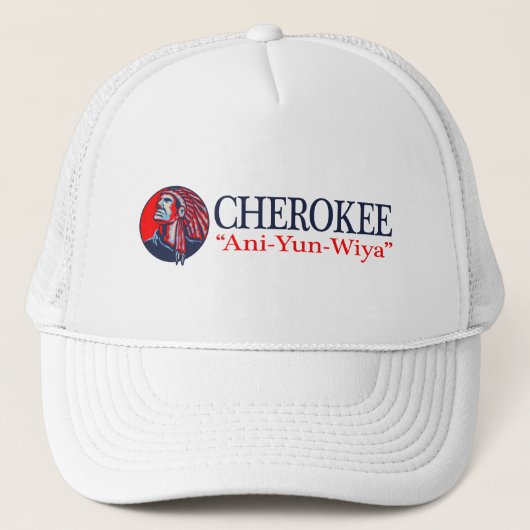 Cherokee (Aniyunwiya) Truckerkappe (Vorderseite)