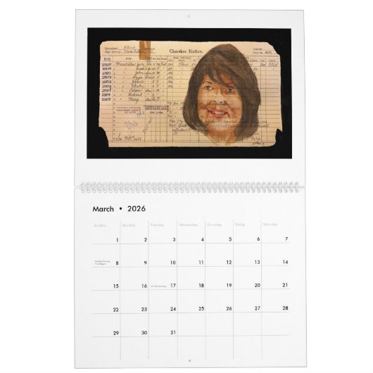 Cherokee Art Kalender (Mär 2026)