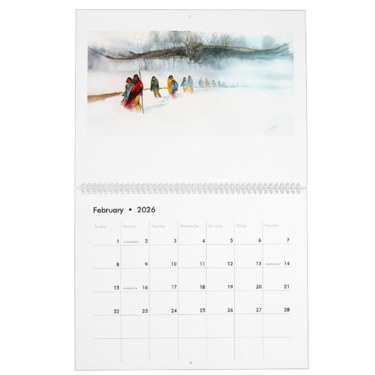 Cherokee Art Kalender (Feb 2026)