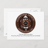 Cherokee Artists Association Post Card Postkarte (Vorne/Hinten)