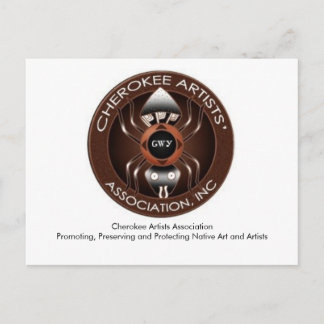 Cherokee Artists Association Post Card Postkarte
