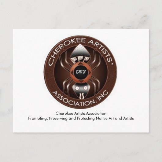Cherokee Artists Association Post Card Postkarte (Vorderseite)