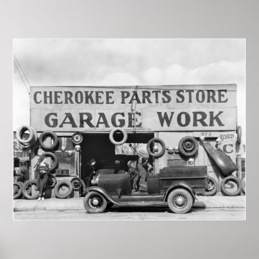 Cherokee Auto Teile: 1936 Poster (Vorne)