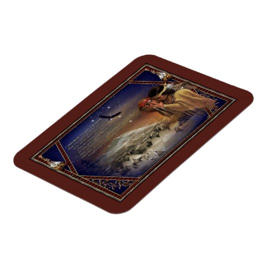 Cherokee Blessing Magnets Indianer Magnet (Linke Seite)