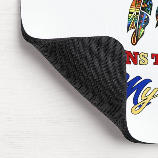 Cherokee Blut fließt durch meine Venen Geschenk Mousepad (Ecke)