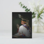 Cherokee Boy Postkarte (Stehend Vorderseite)