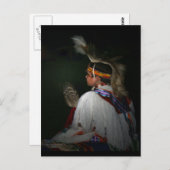 Cherokee Boy Postkarte (Vorne/Hinten)