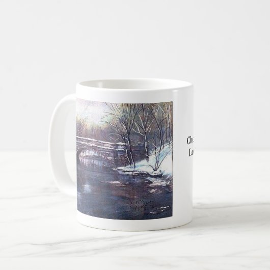 "CHEROKEE BRIDGE" KAFFEETASSE (Vorderseite Links)