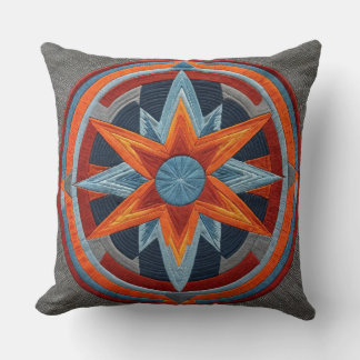 Cherokee Compass Kissen