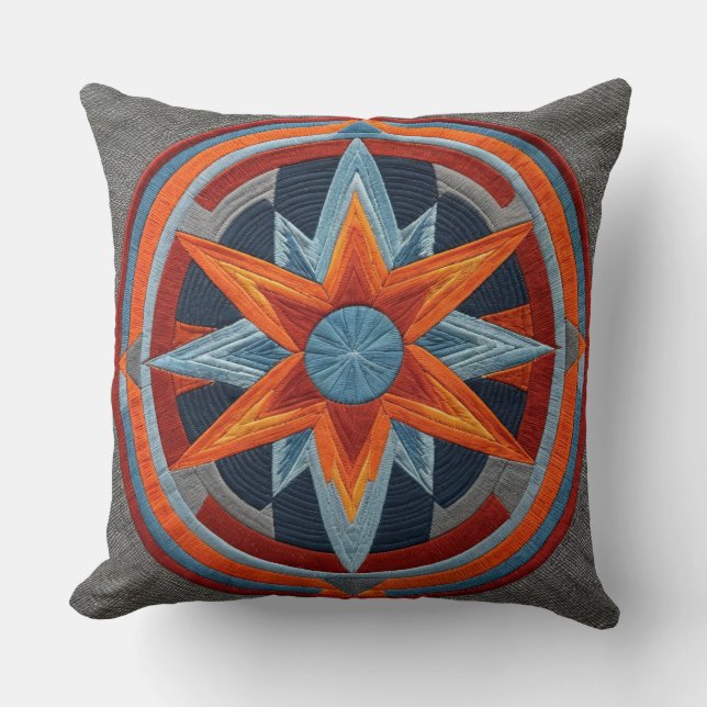 Cherokee Compass Kissen (Vorderseite)