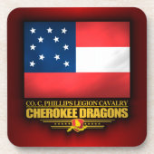 Cherokee Dragons Untersetzer (Vorderseite)