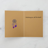 Cherokee Dreamcatcher Jahrestags-Karte Karte (Innenseite)