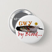 Cherokee durch Blut Button (Vorne & Hinten)