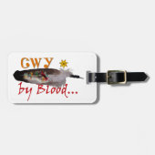 Cherokee durch Blut Gepäckanhänger (Vorderseite horizontal)