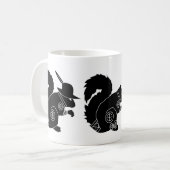 Cherokee Eichhörnchen-Kaffee Kaffeetasse (Vorderseite Links)