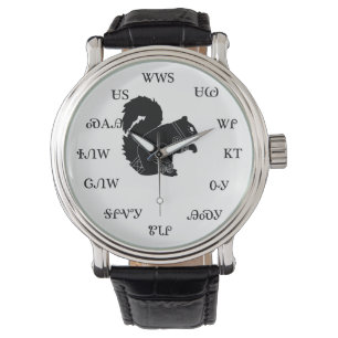 Cherokee Eichhörnchen-Uhr Armbanduhr