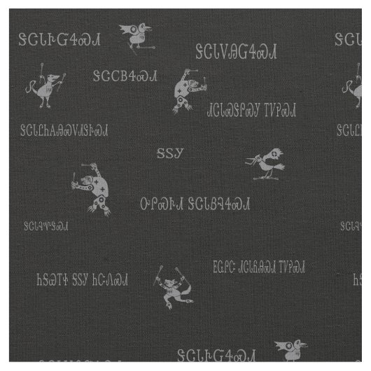 Cherokee Gedanke Stoff (Nahaufnahme)