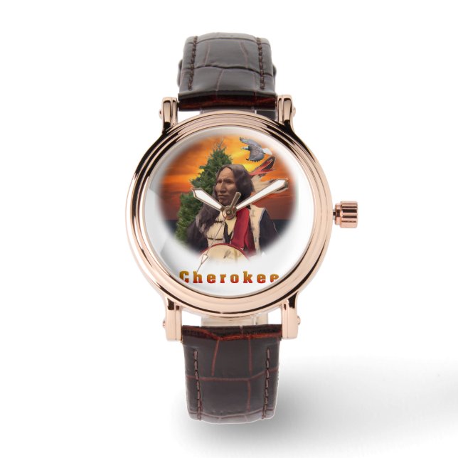 Cherokee indian armbanduhr (Vorderseite)
