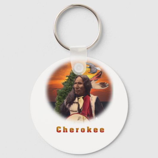 Cherokee Indian Art Schlüsselanhänger (Vorderseite)