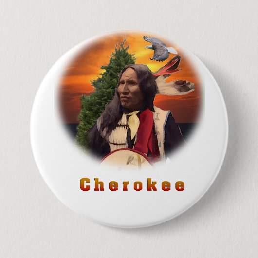 Cherokee Indian Button (Vorderseite)