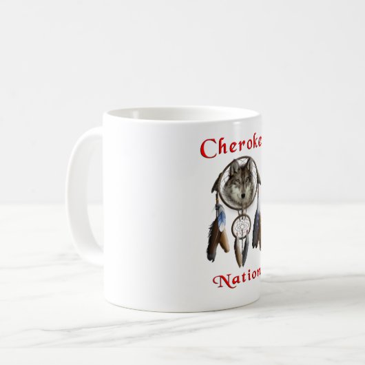 Cherokee Indian Nation Kaffeetasse (Vorderseite Links)