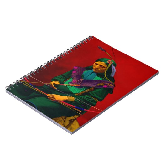 Cherokee Indian Pop Art Notizblock (Linke Seite)