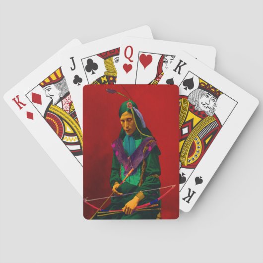 Cherokee Indian Pop Art Spielkarten (Rückseite)