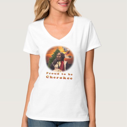 Cherokee Indian T - Shirt (Vorderseite)