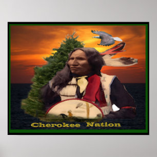 Cherokee Indianerposter Poster