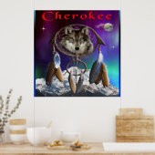 Cherokee Indianerposter Poster (Küche)