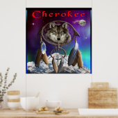 Cherokee Indianerposter Poster (Küche)
