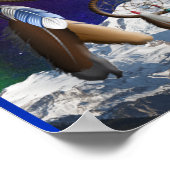 Cherokee Indianerposter Poster (Ecke)