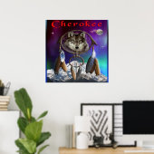 Cherokee Indianerposter Poster (Heimbüro)