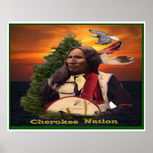Cherokee Indianerposter Poster