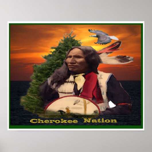 Cherokee Indianerposter Poster (Vorne)