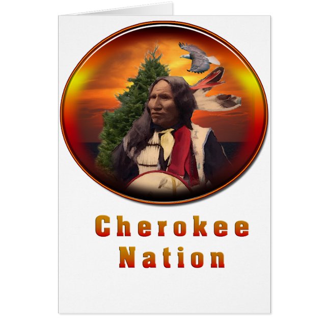Cherokee indische Kunst (Vorne)