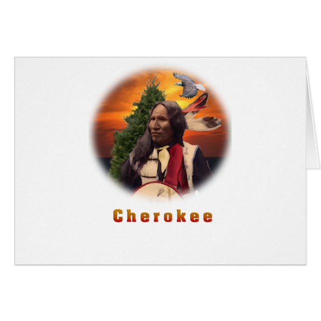 Cherokee indische Produkte (Vorderseite (Horizontal))