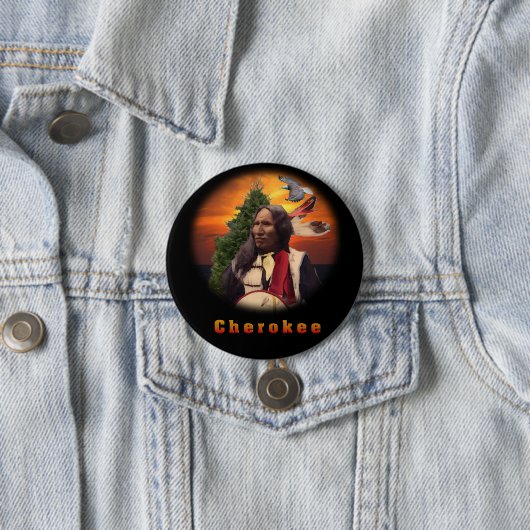 Cherokee indische Produkte Button (Beispiel)