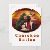 Cherokee indische Produkte Postcard Postkarte (Vorne/Hinten)