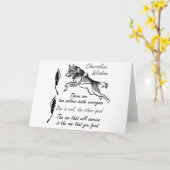 Cherokee Klugheit Karte (Gelbe Blume)