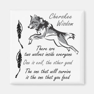 Cherokee Klugheit Magnet