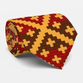 Cherokee Korb-Druck-Krawatte Krawatte (Gerollt)